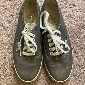 Gray Vans Authentic Lo Pros